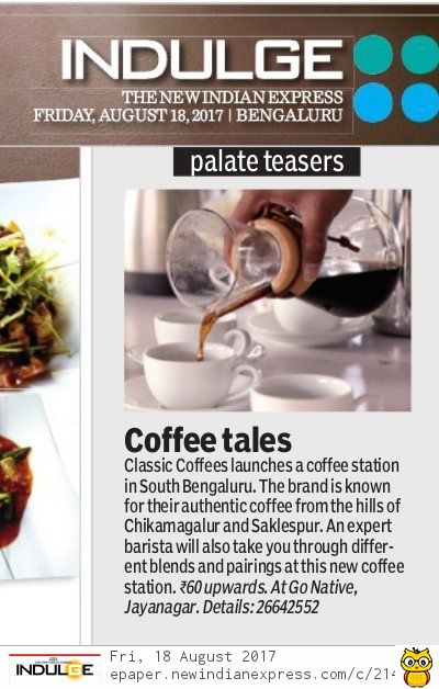 CLASSIC COFFEES - INDULGE - 18TH AUG 2017 - PG9